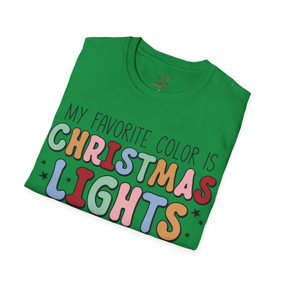 Christmas Light T-Shirt: Embrace the Festive Glow in Your Favorite Color