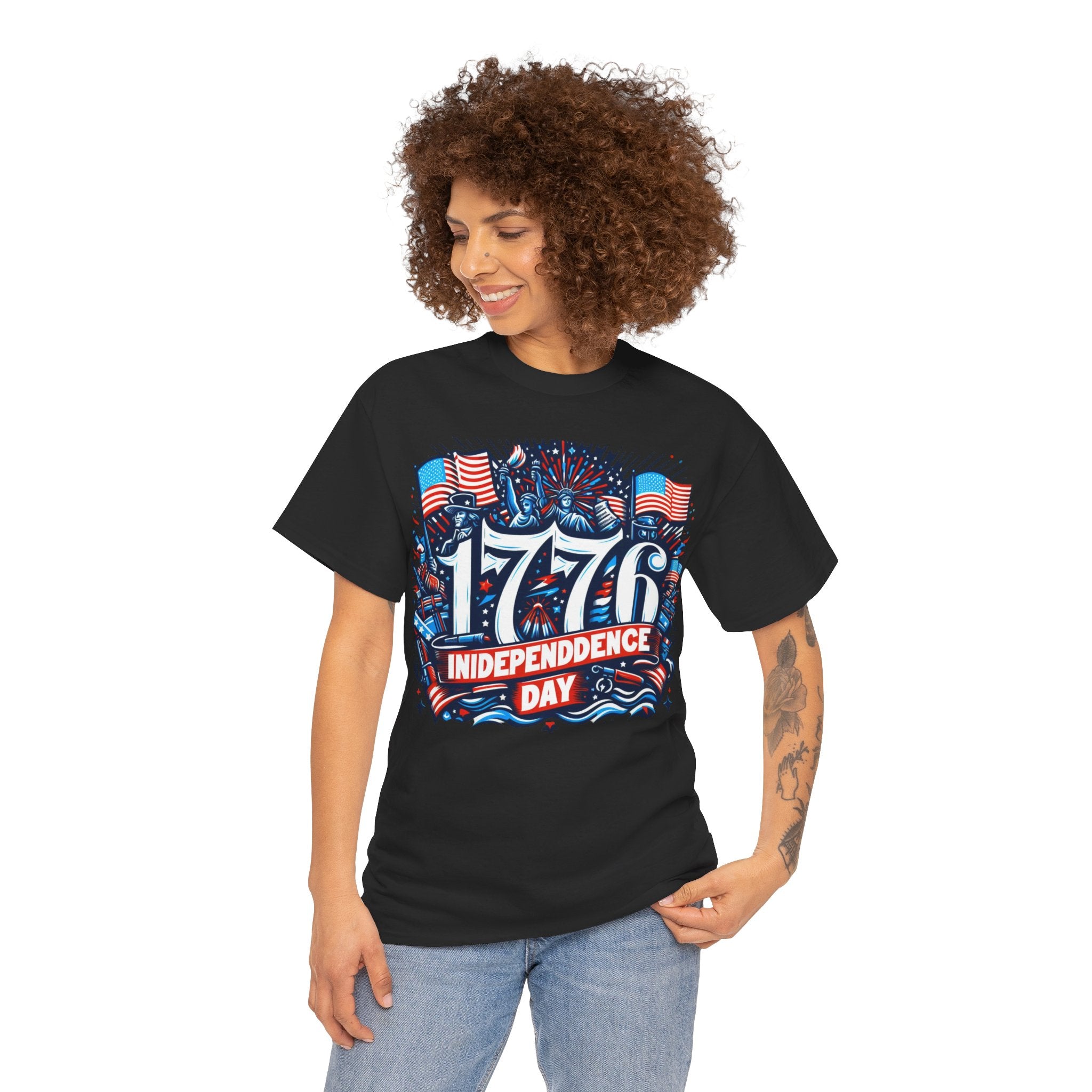 Liberty's Legacy: 1776 Independence Day T-Shirt – Patriotic American Tee