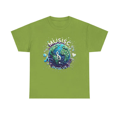 Harmony in Threads: Music Unites Us T-Shirt