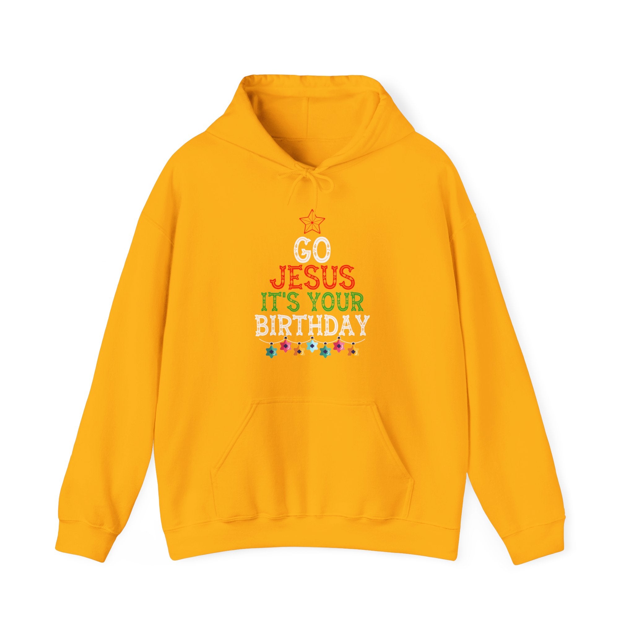 Go Jesus It's Your Birthday Hoodie - Festive Holiday Apparel"