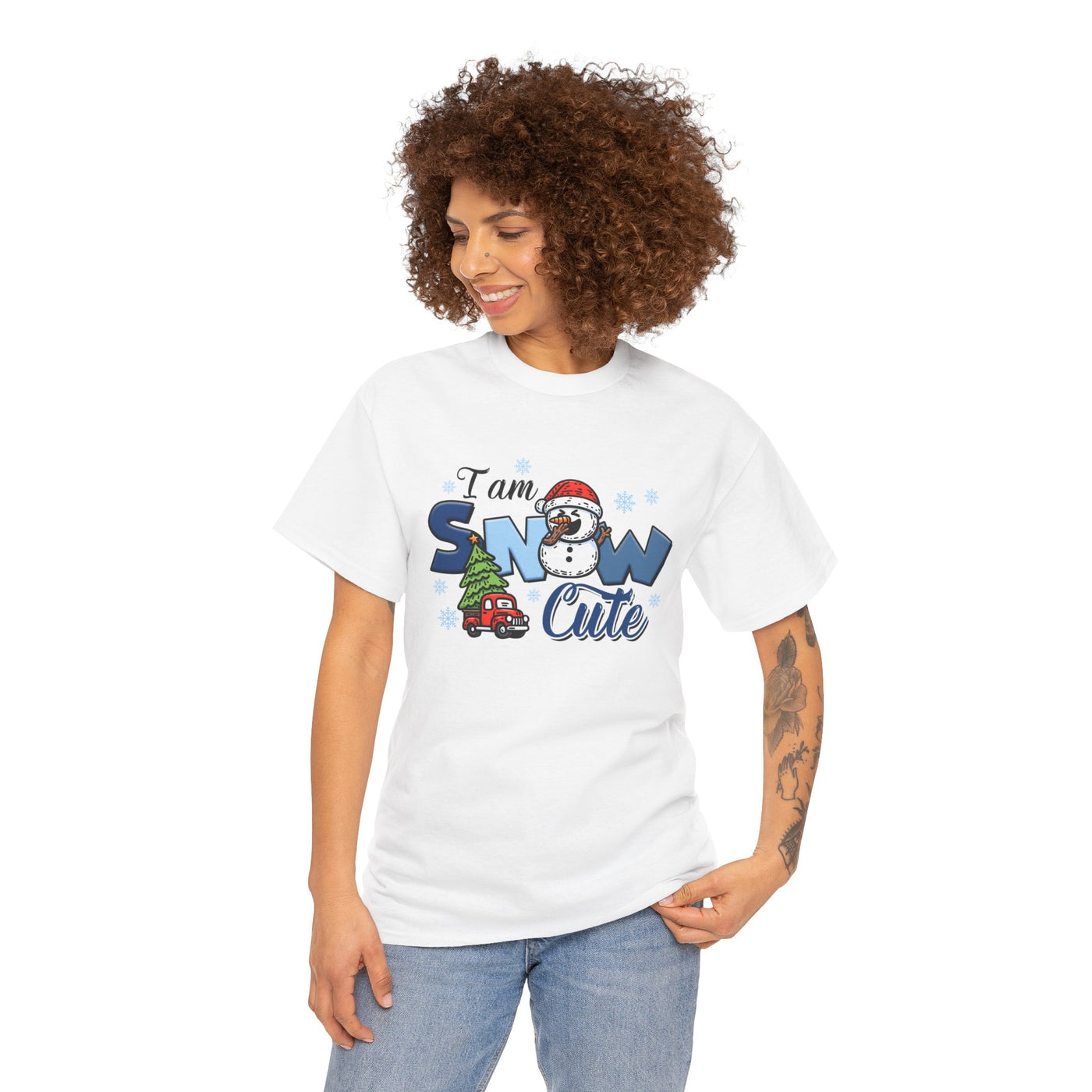 Snow Cute Winter Graphic Tee: Cozy Comfort, Winter Style