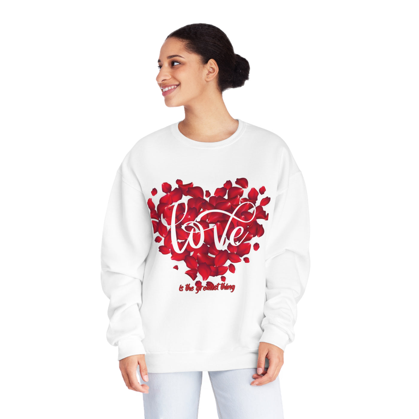 Love is the Greatest Thing Valentine's Day Sweatshirt - Cozy & Romantic Crewneck