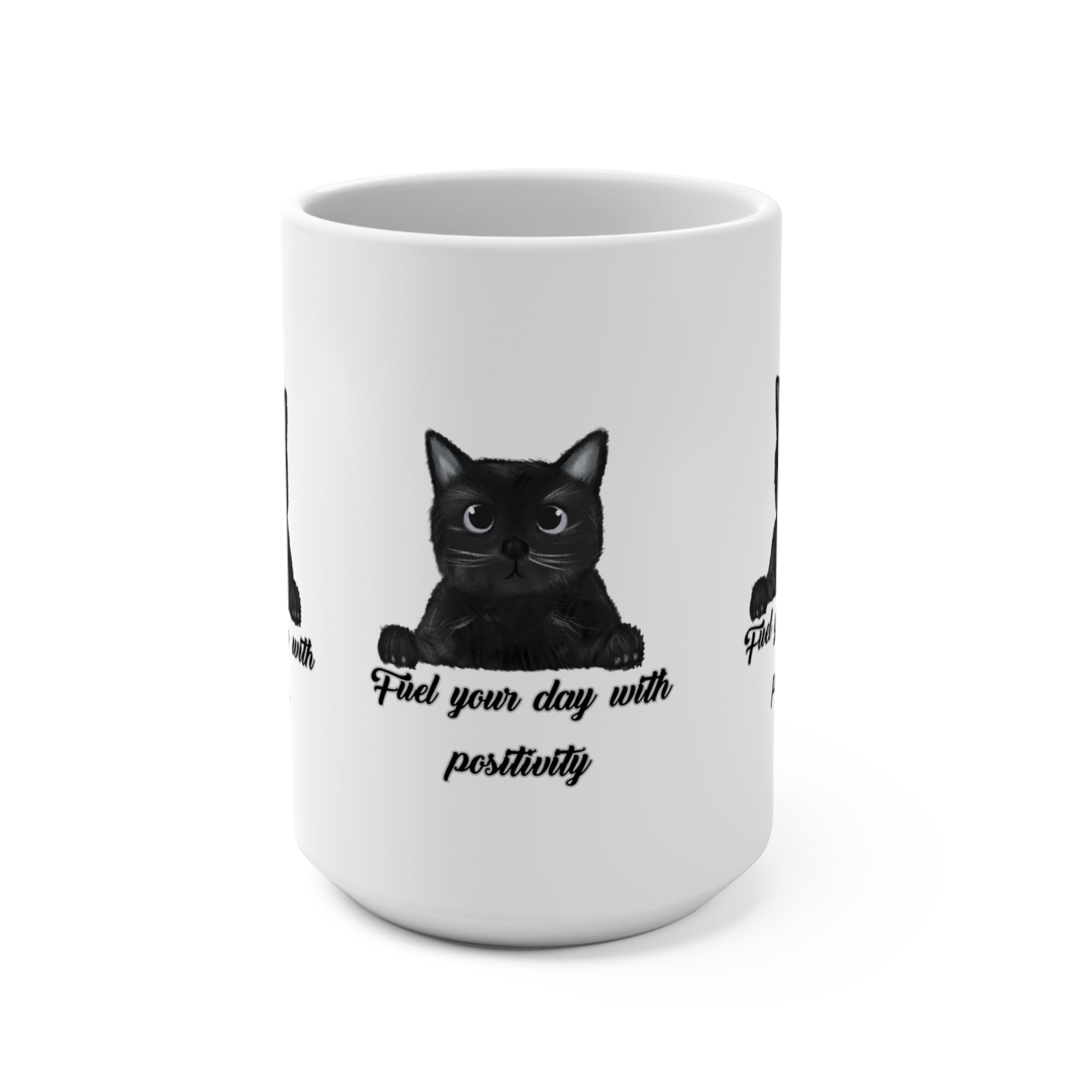 Fuel Your Day with Positivity Mug - Inspirational Coffee Cup for a Boost of Motivation and Happiness