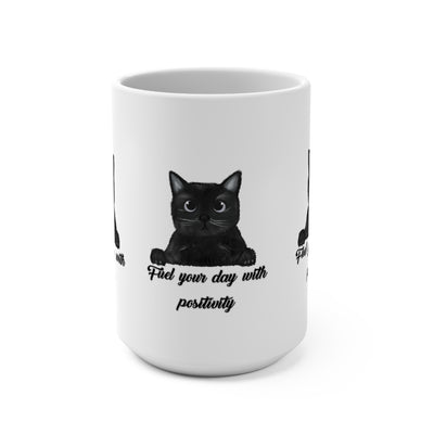 Fuel Your Day with Positivity - Inspirational Coffee Mug for a Happy & Motivated Morning