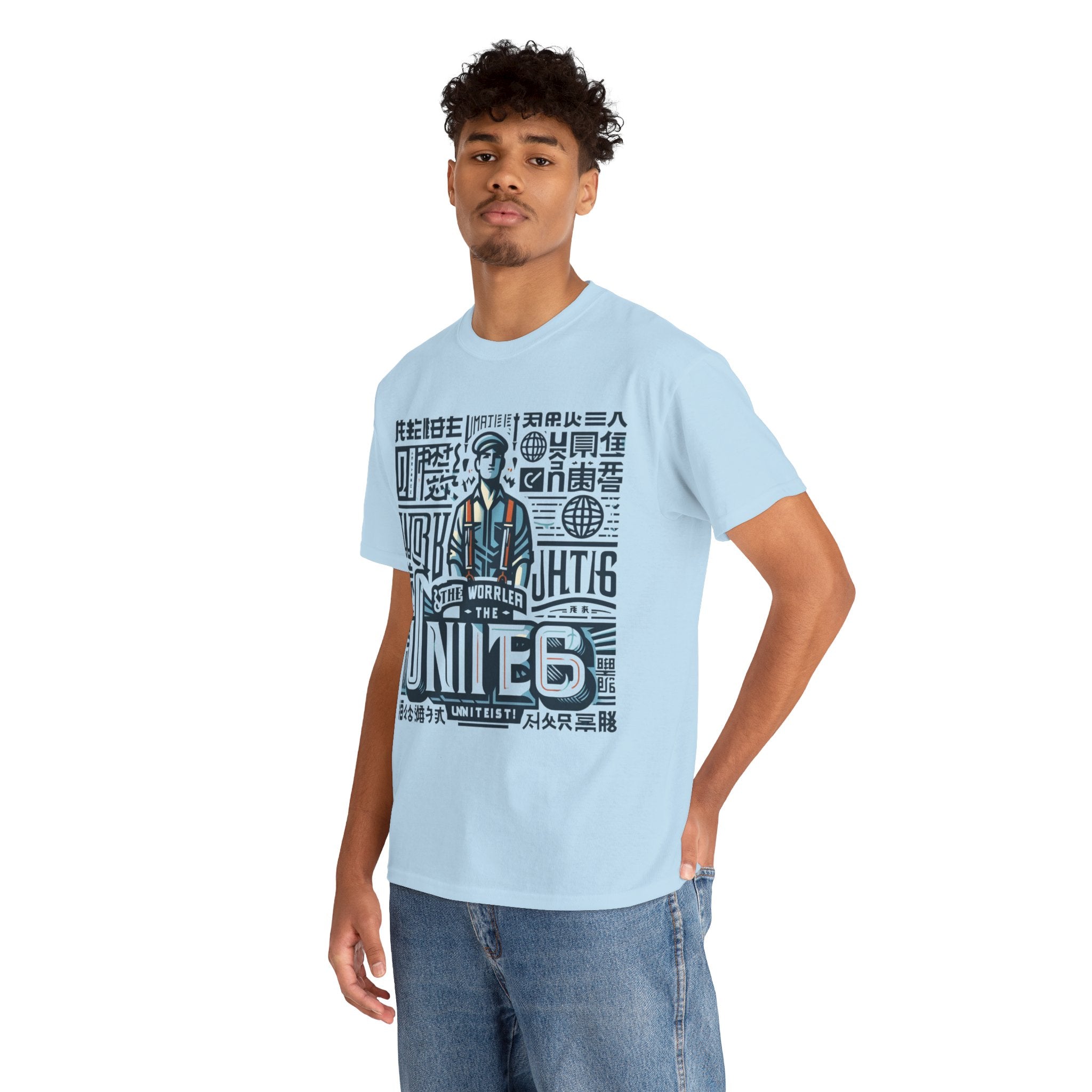 Workers of the World, Unite" Multilingual T-shirt | Solidarity Tee in Multiple Languages