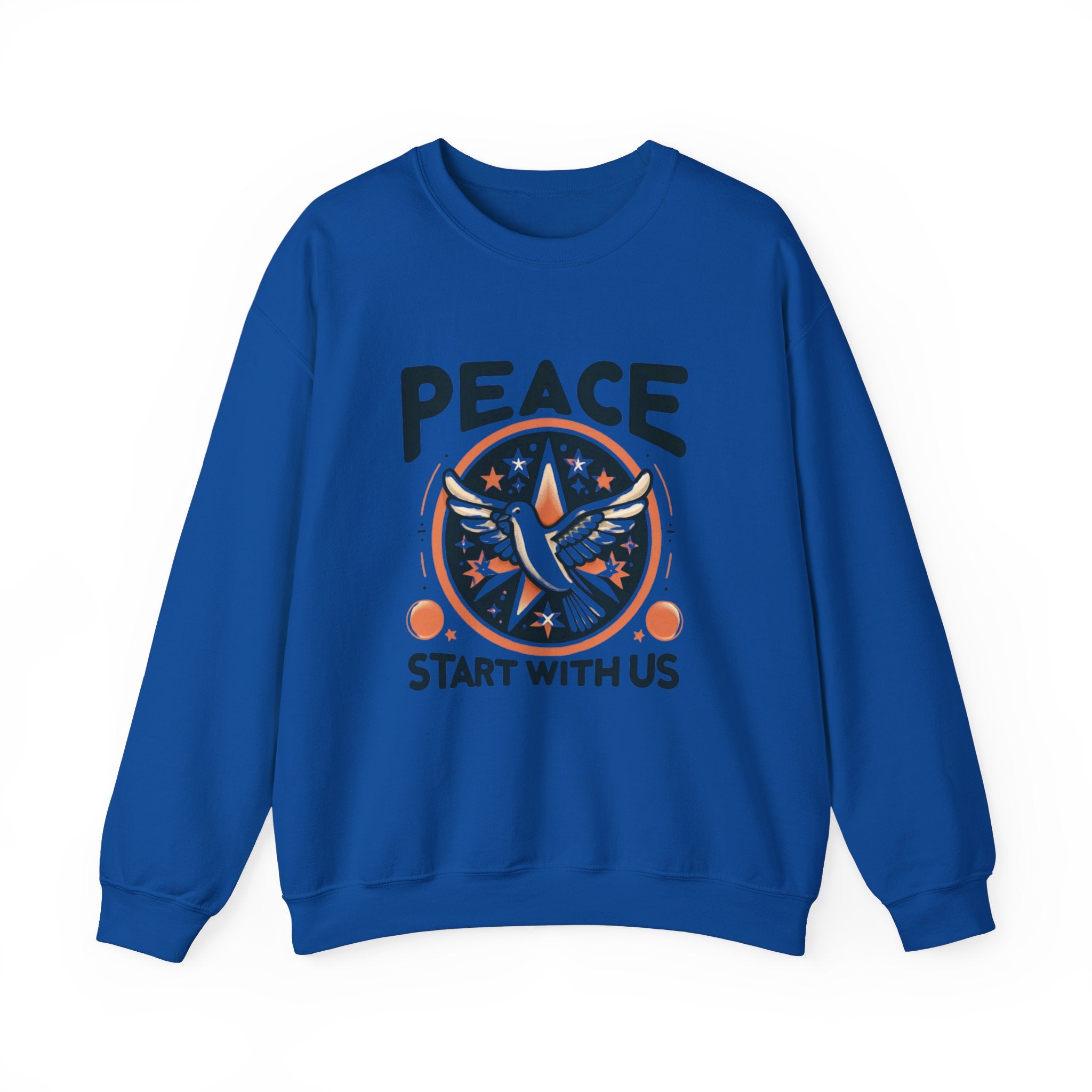 Empowerment Essential: 'Peace Starts with Us' Sweatshirt for Inspired Living