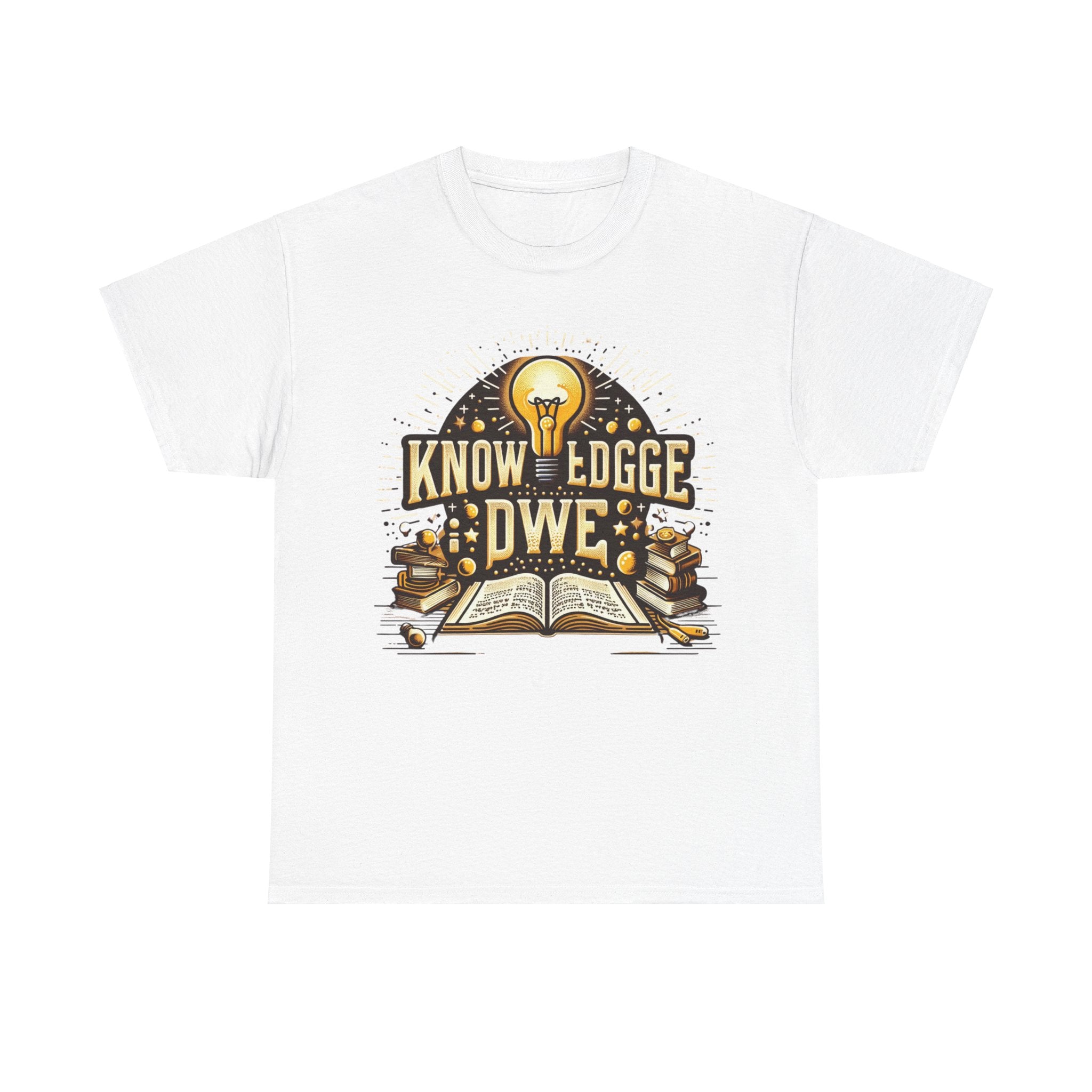 Empower Yourself with our 'Knowledge is Power' T-Shirt: Inspirational Tee for Intellectuals