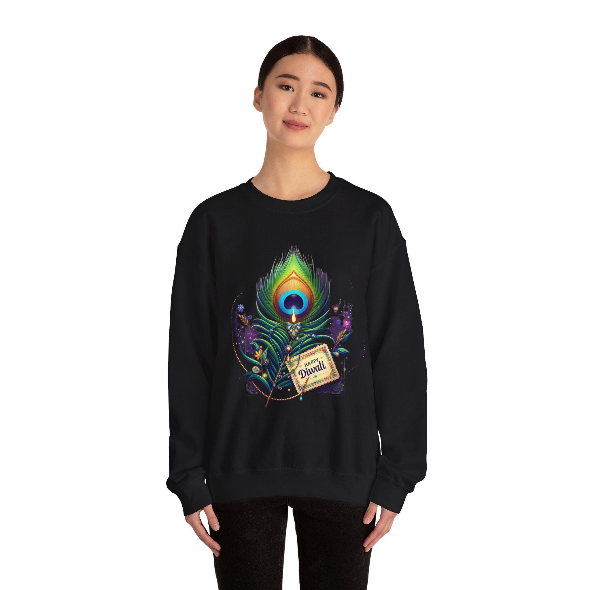 Happy Diwali Celebration Sweatshirt - Spread Festive Joy in Style"