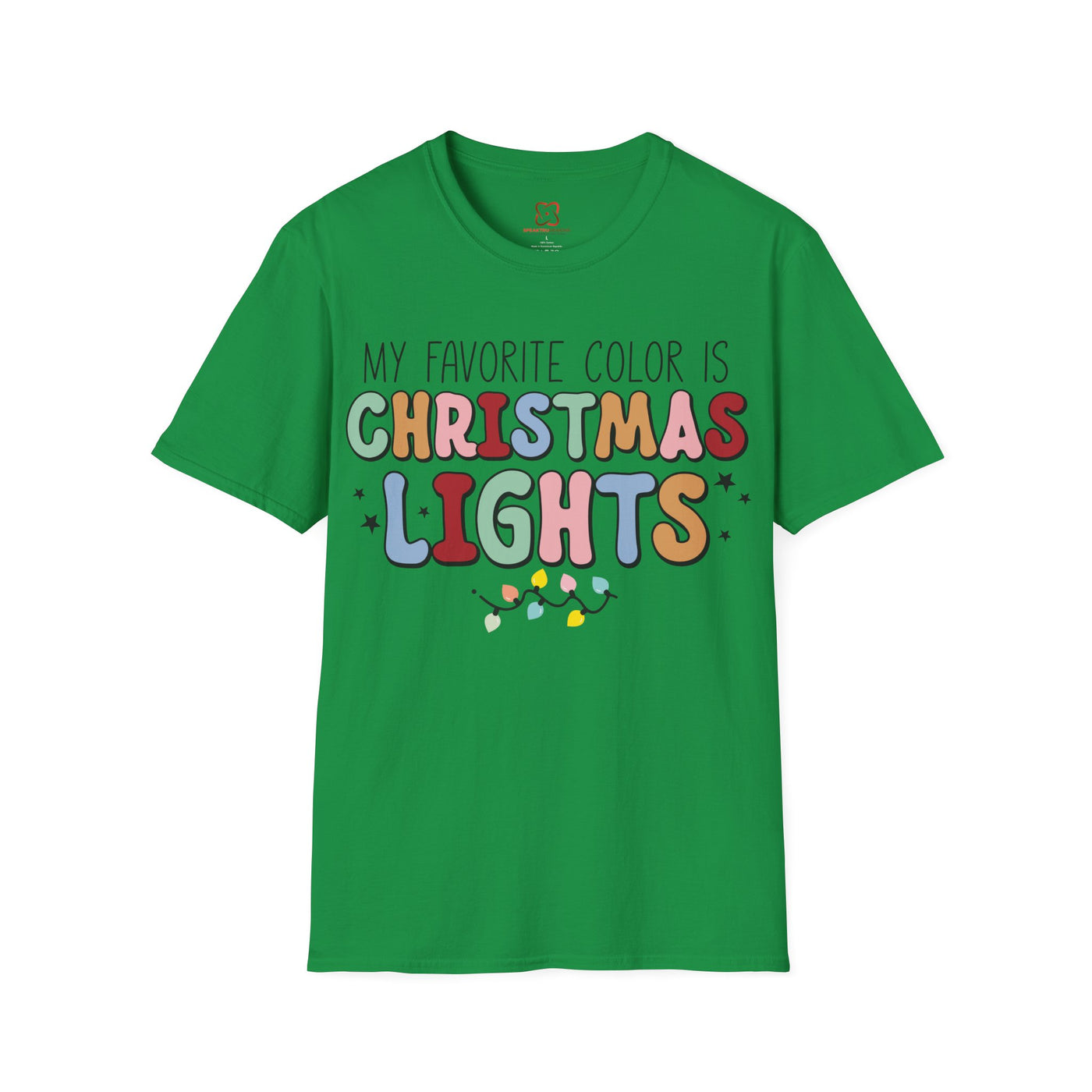 Christmas Light T-Shirt: Embrace the Festive Glow in Your Favorite Color