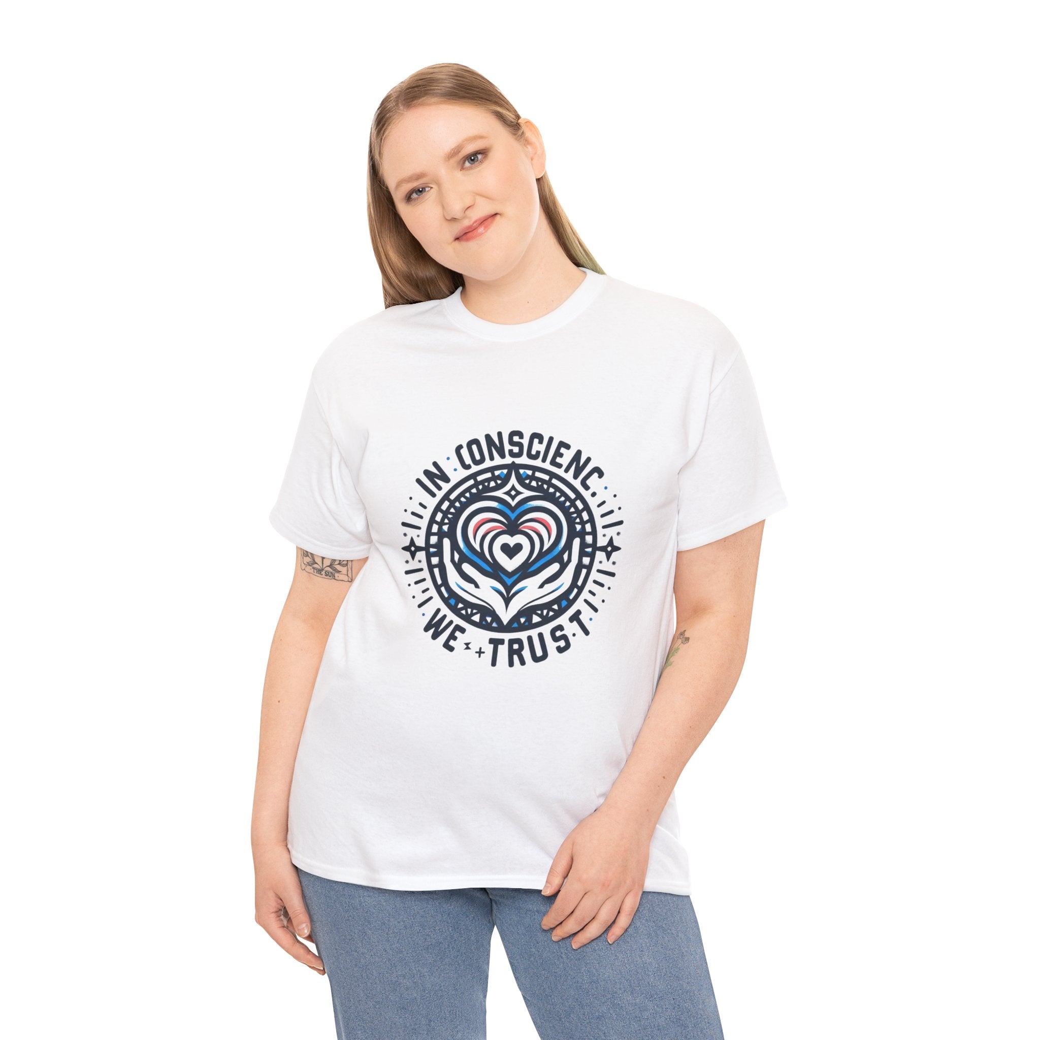 In Conscience We Trust Graphic T-Shirt: Embrace Your Values in Style"