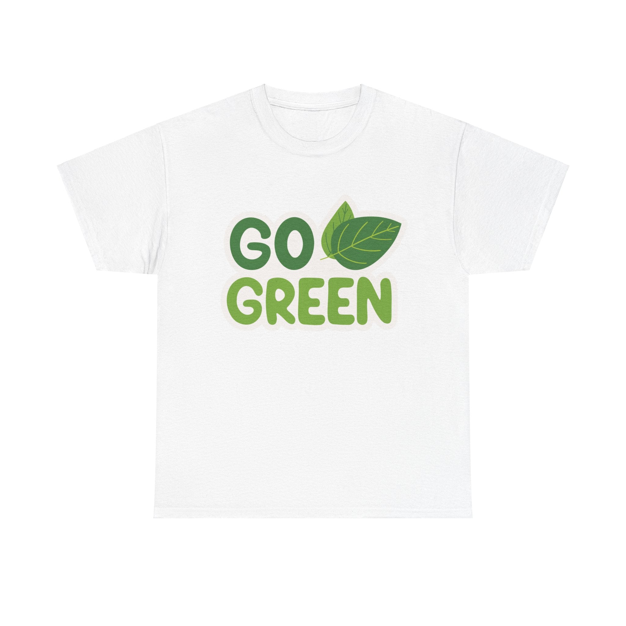 Earth Day Go Green T-Shirt: Eco-Friendly Tee for Environmental Enthusiasts