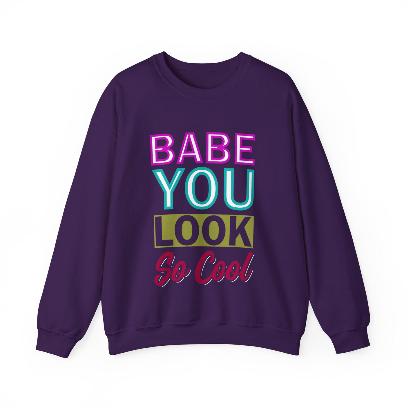 Cool Girl Crewneck Sweatshirt: Trendy Graphic Pullover