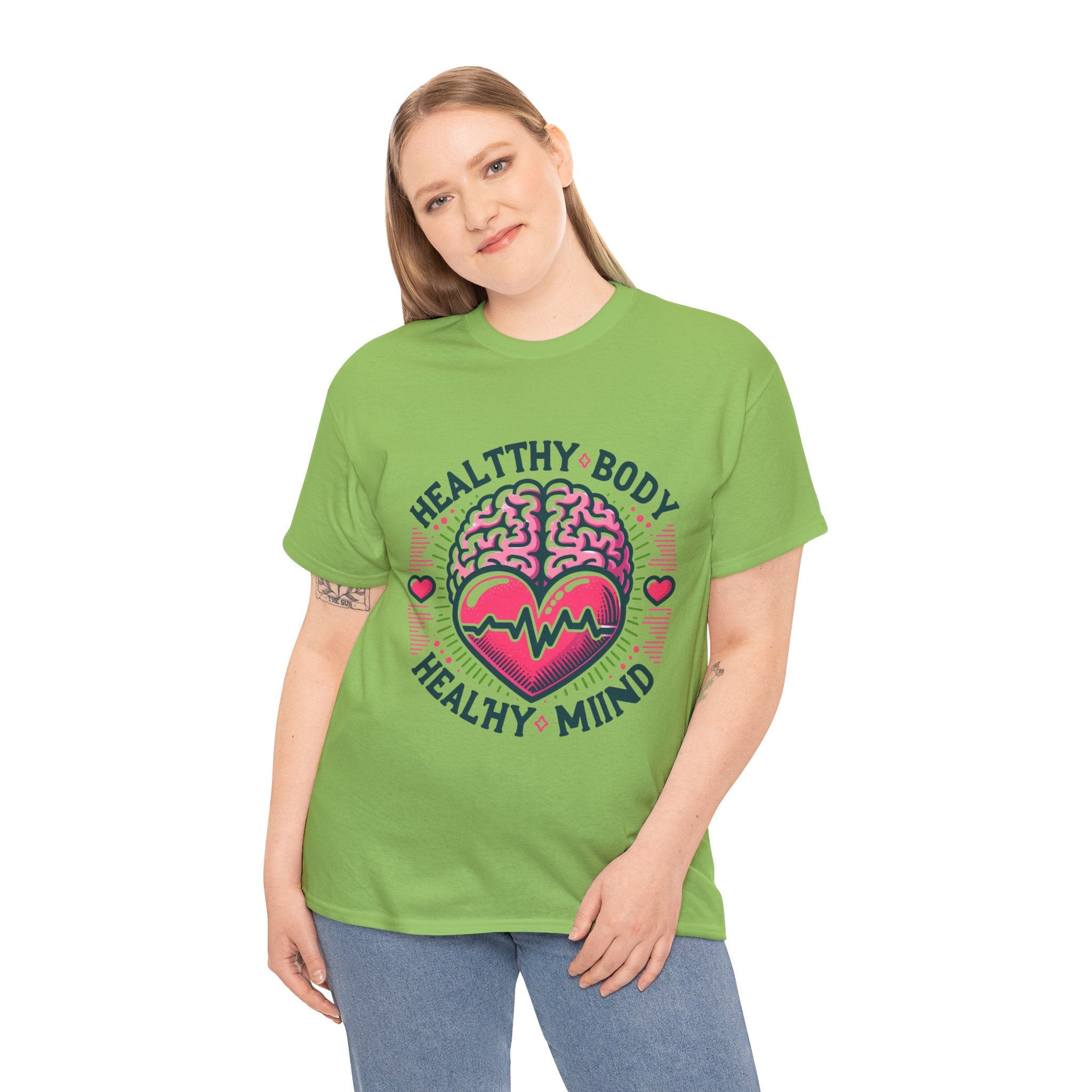 Empower Your Lifestyle with our 'Healthy Body, Healthy Mind' T-Shirt