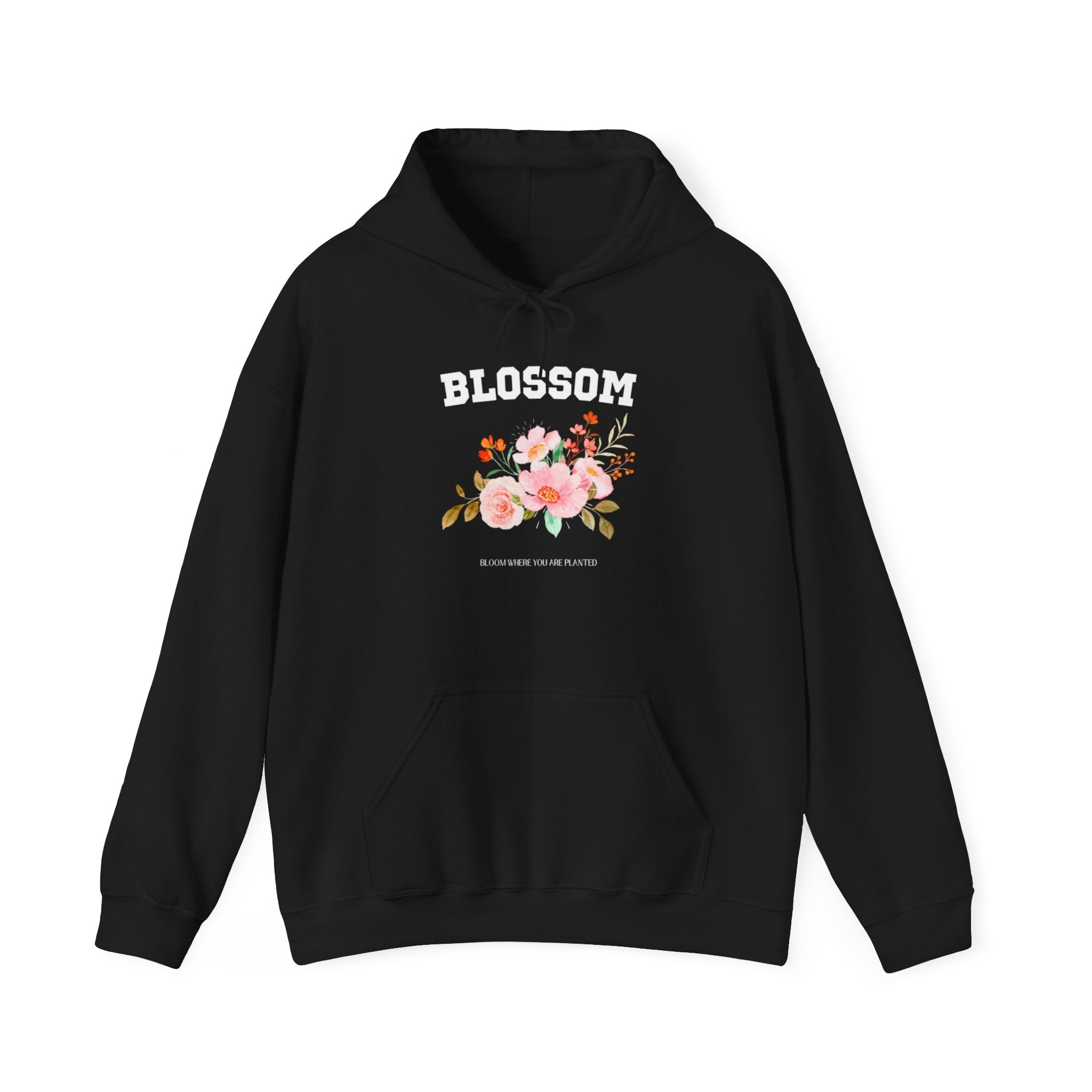 Enchanting Blossom Flower Hoodie - Cozy Floral Elegance for All Seasons, Floral Fashion, Blossom Beauty, Artistic Apparel