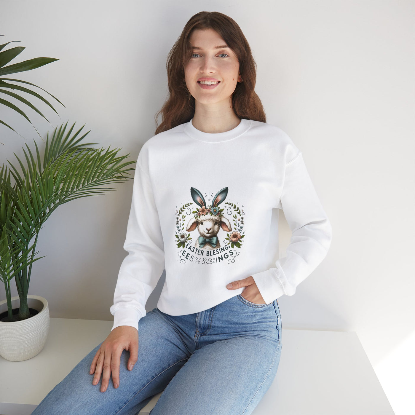 Easter Blessings Sweatshirt - Joyful Holiday Apparel for Men, Women, and Kids