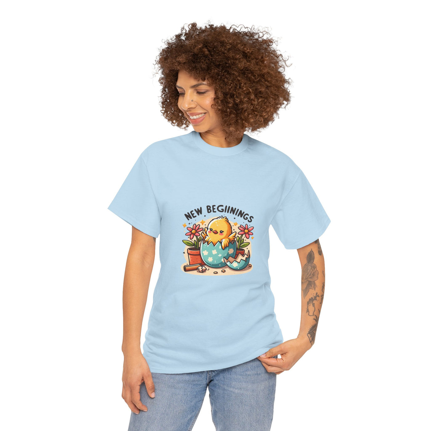 Easter Bliss: New Beginnings T-shirt for Celebrating the Resurrection