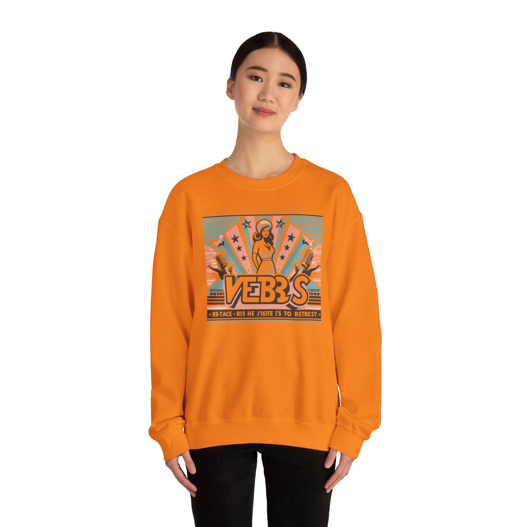 Retro Vibes Sweatshirt for International Women's Day