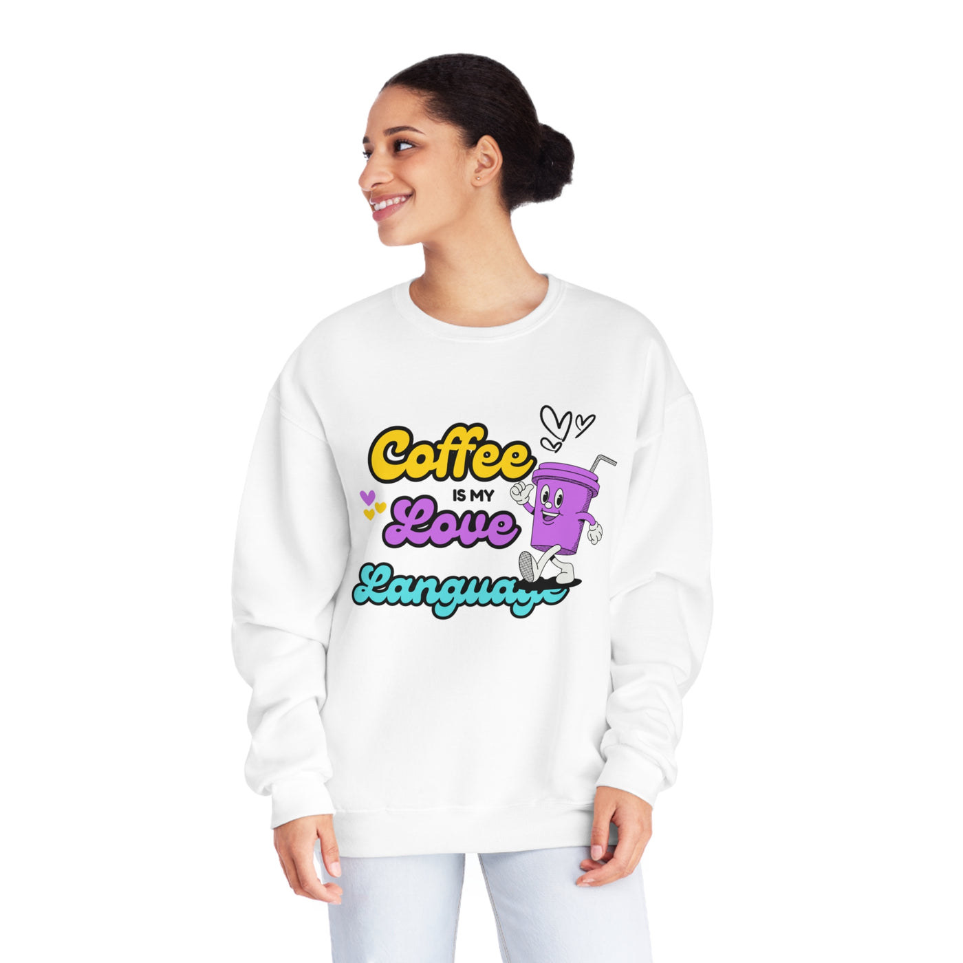 Coffee is My Love Language Sweatshirt - Funny Coffee Lover Sweatshirt