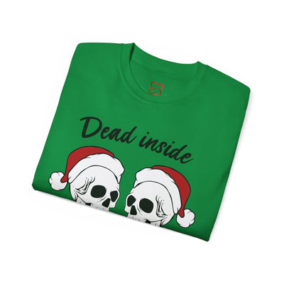 Dead Inside But It's Christmas Tee: Dark Humor Holiday Shirt