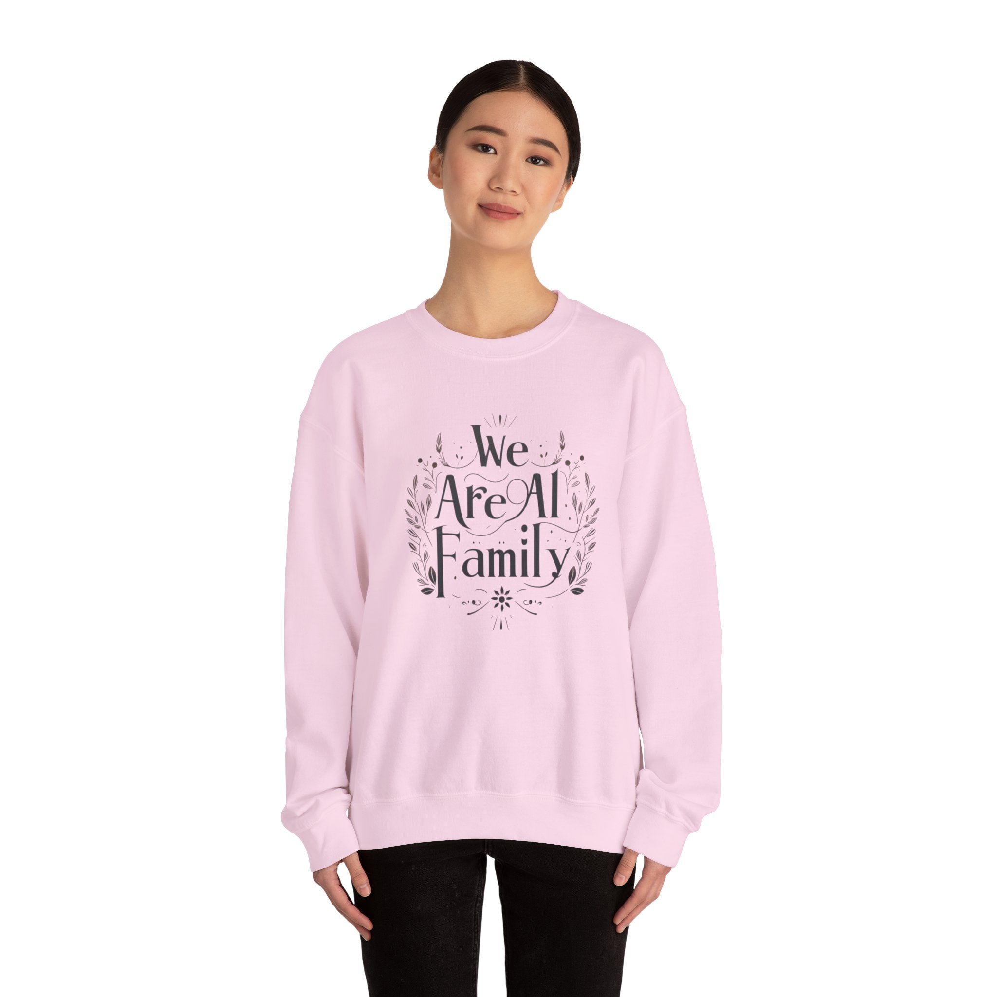 Unity Embodied: 'We Are All One Family' Sweatshirt