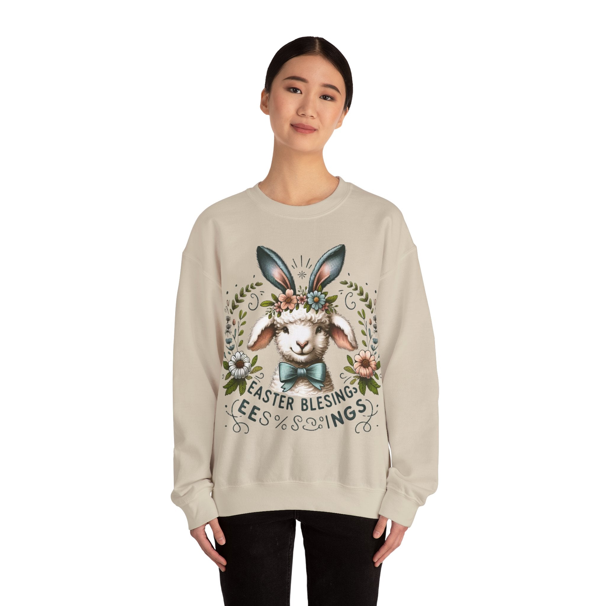 Easter Blessings Sweatshirt - Joyful Holiday Apparel for Men, Women, and Kids