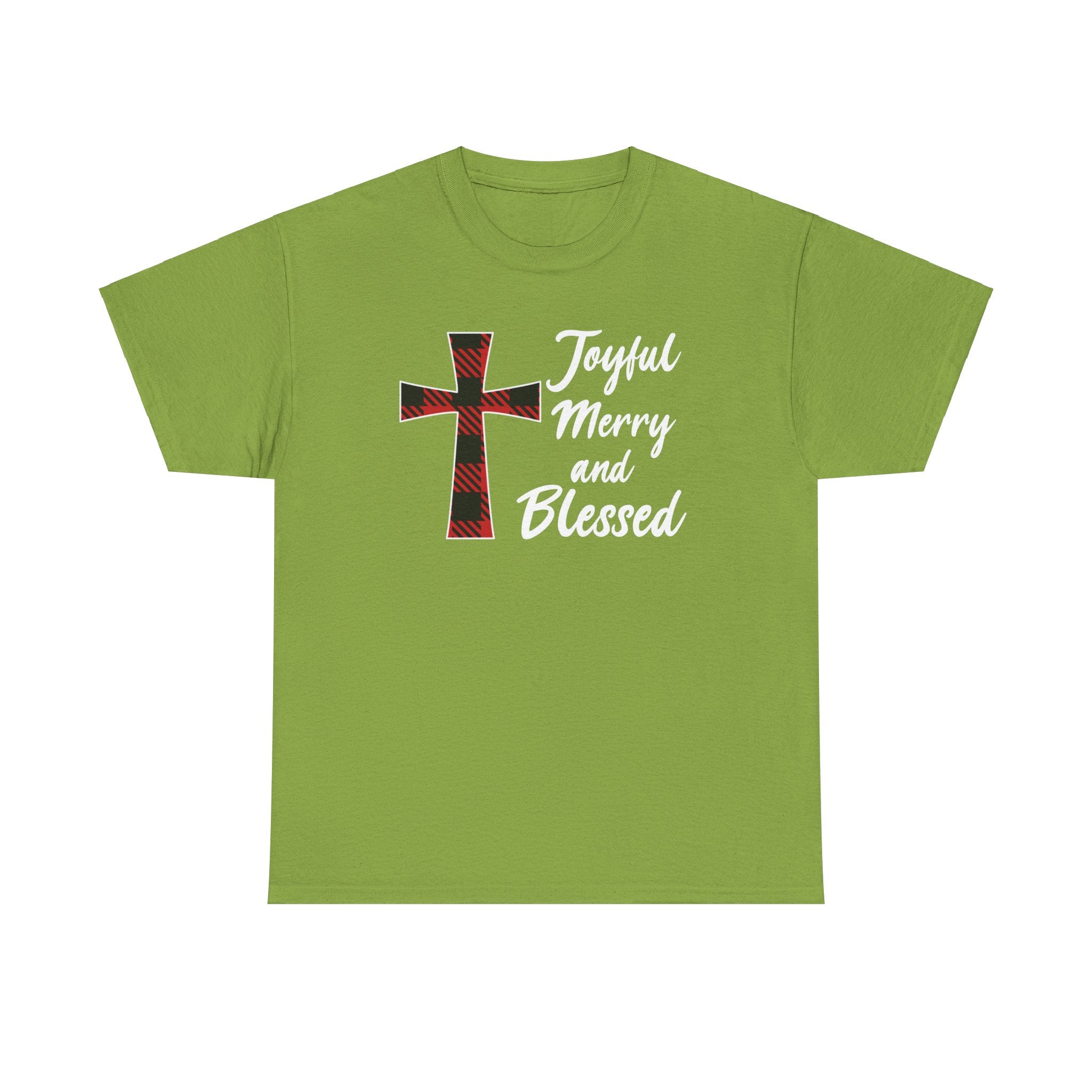 Joyful Merry and Blessed Graphic Tee - Spread Holiday Cheer