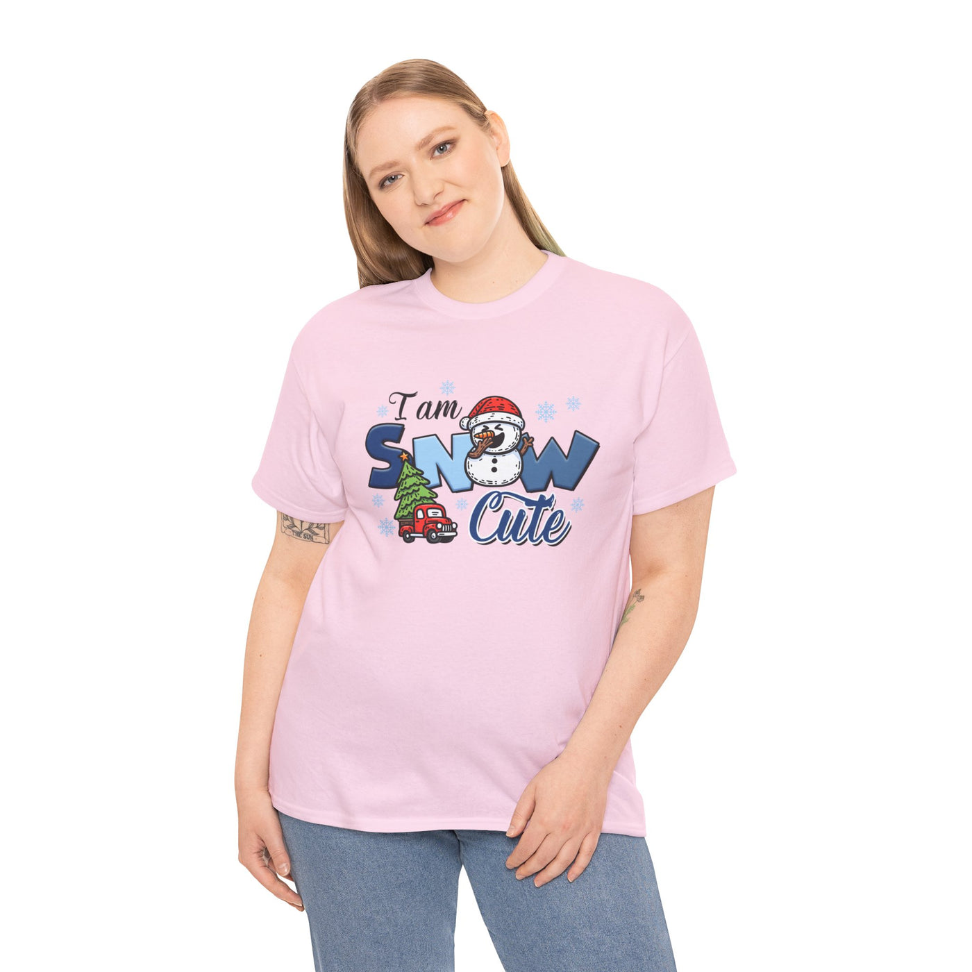 Snow Cute Winter Graphic Tee: Cozy Comfort, Winter Style