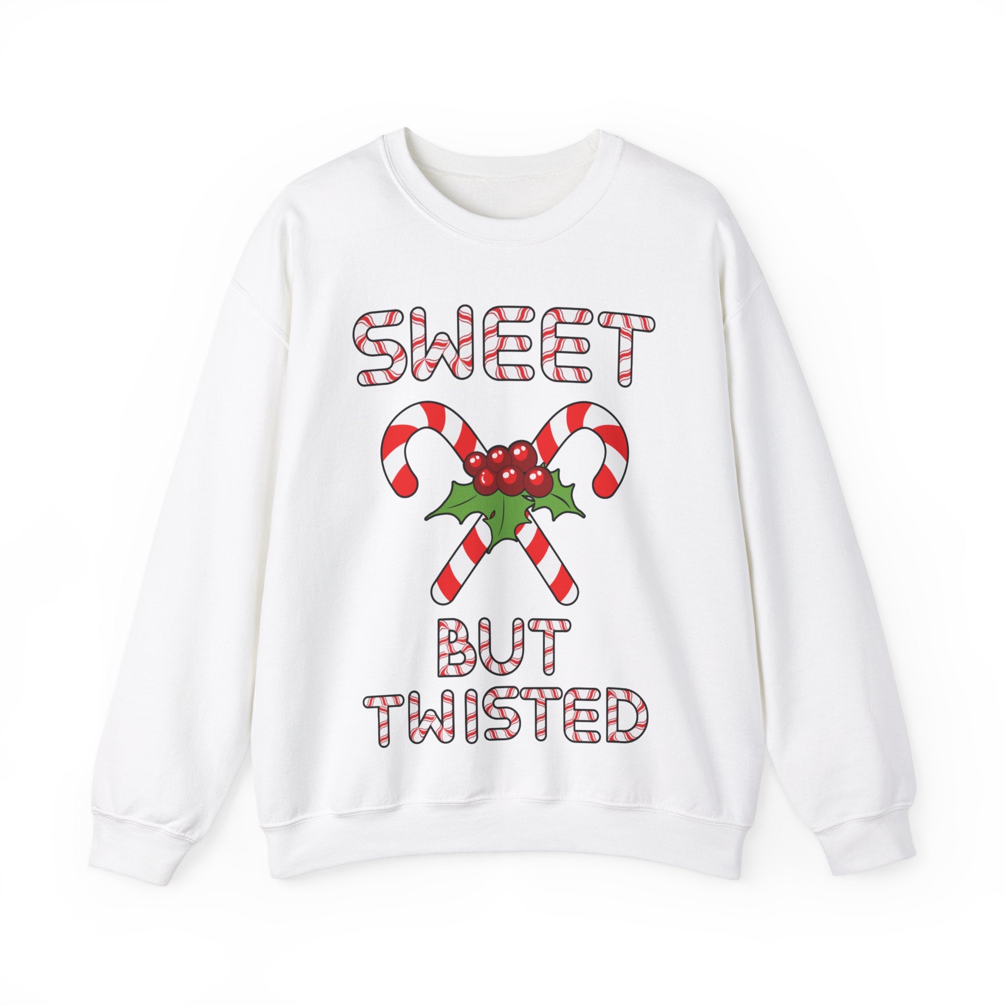 Sweet & Twisted Christmas Sweatshirt: Festive Fun for the Holidays!