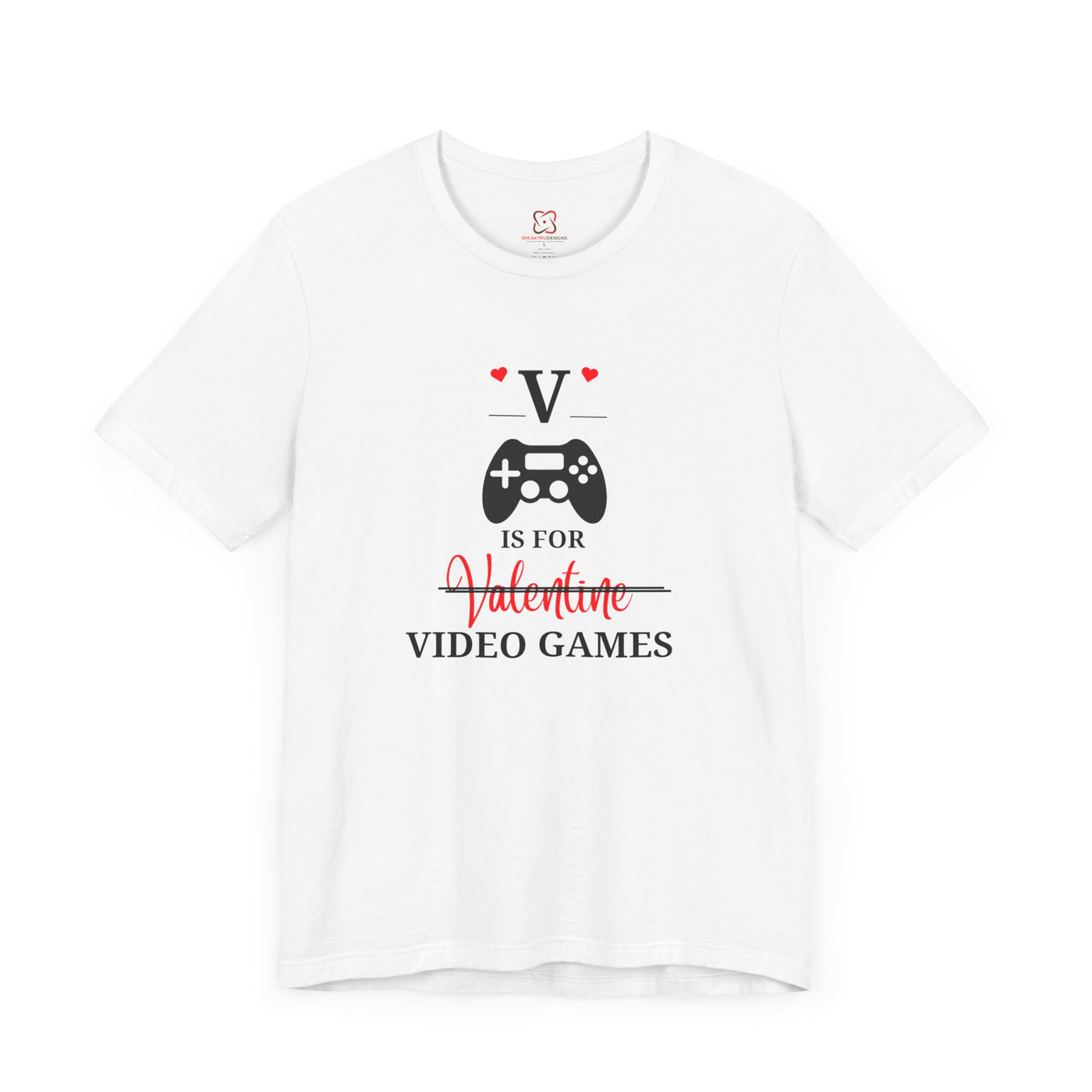 V is for Valentine - Gamer Edition T-Shirt: Level Up Your Love Life