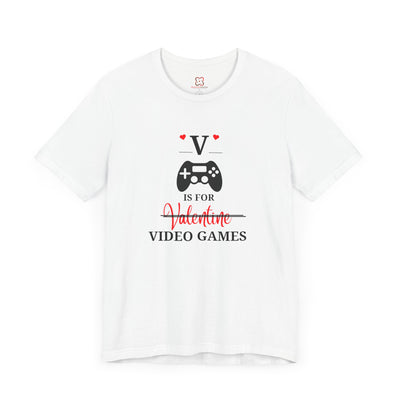 V is for Valentine - Gamer Edition T-Shirt: Level Up Your Love Life