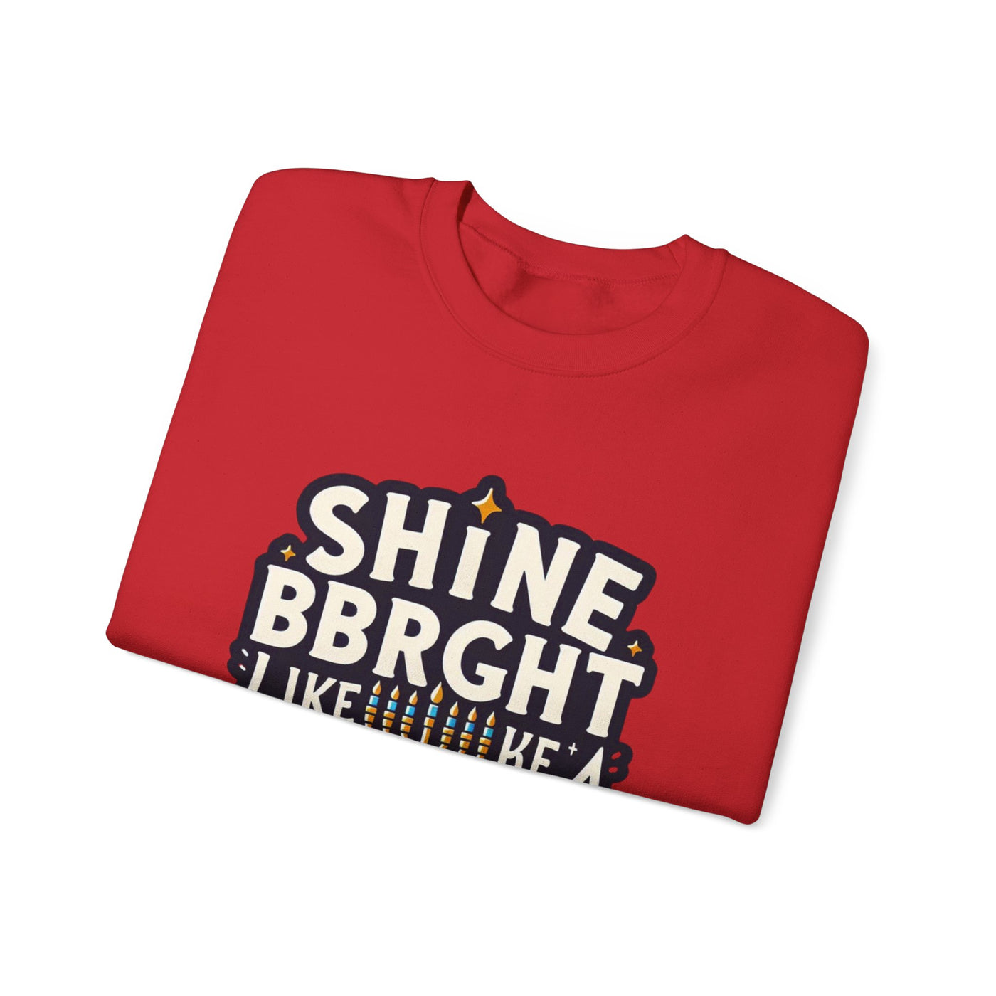 Hanukkah Shine Bright Sweatshirt: Festive and Cozy