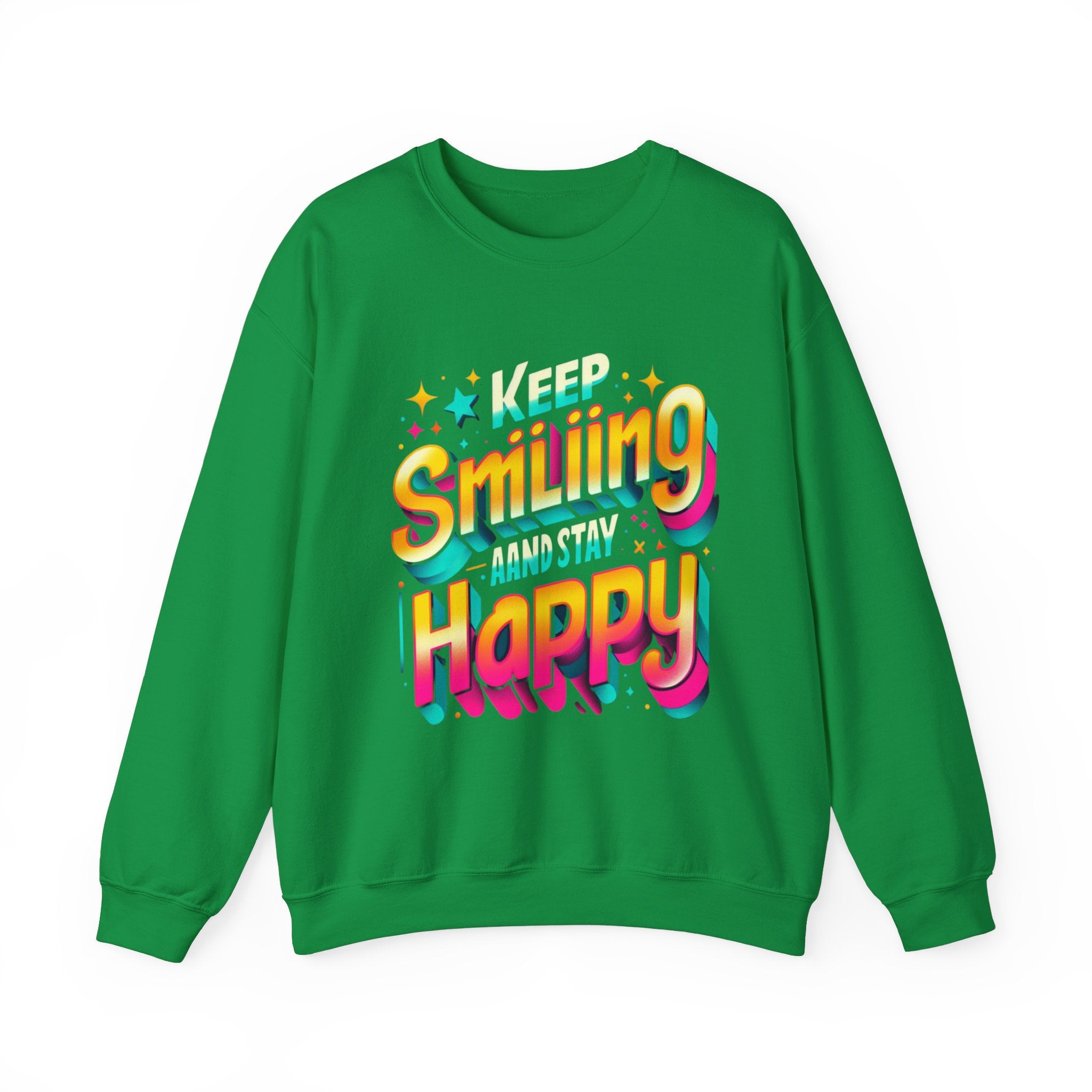 Radiate Joy Sweatshirt - Keep Smiling and Stay Happy