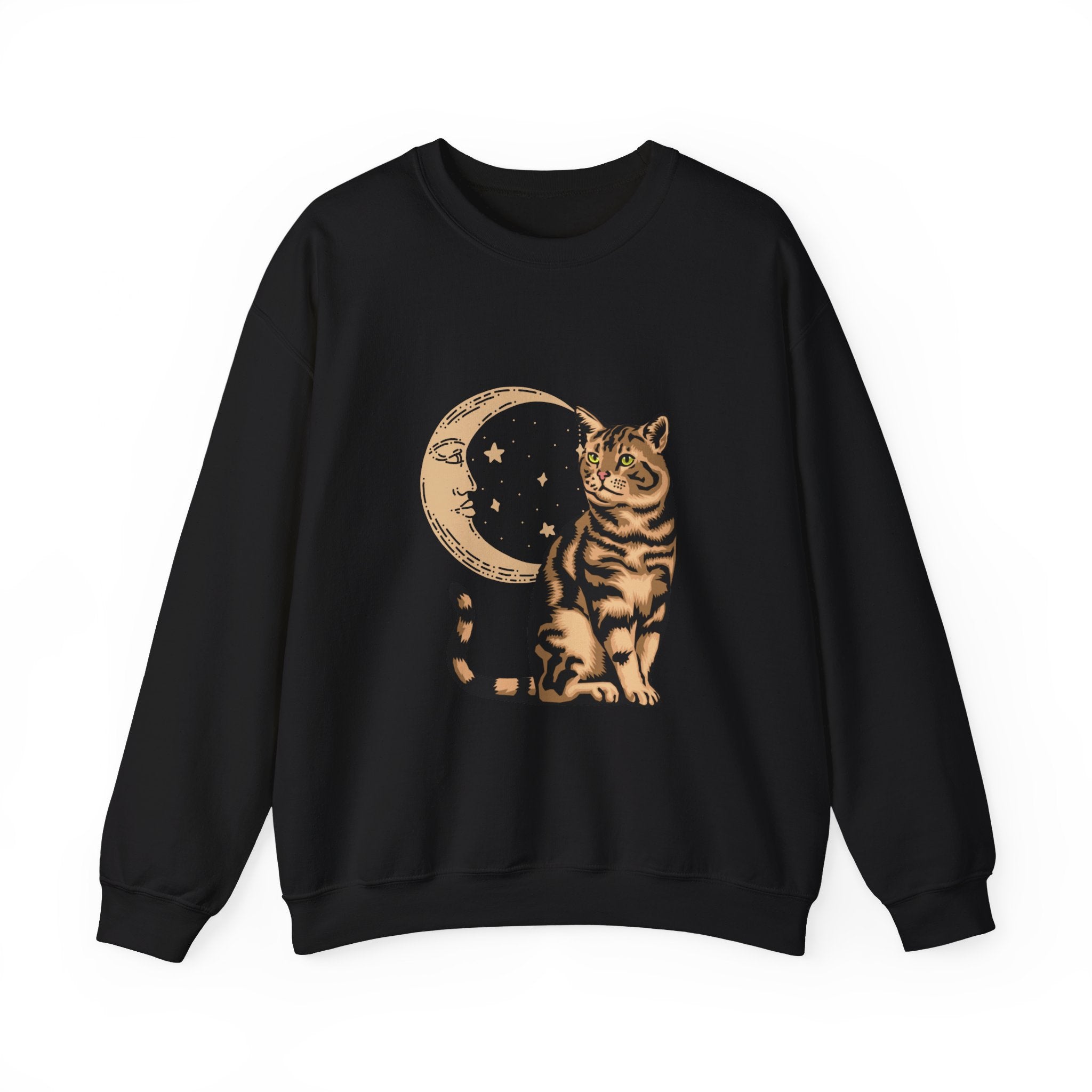 Cat Solar Eclipse Sweatshirt - Limited Edition Cozy Cat Lover's Eclipse Hoodie