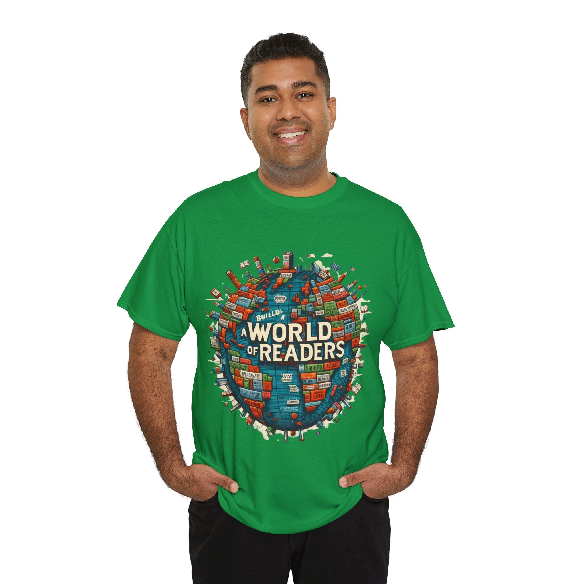 Empowerment Through Literacy: 'Building a World of Readers' T-shirt