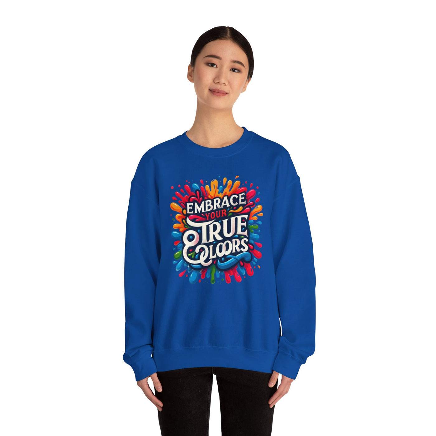 Colorful Comfort Sweatshirt: Embrace Your Inner Artist