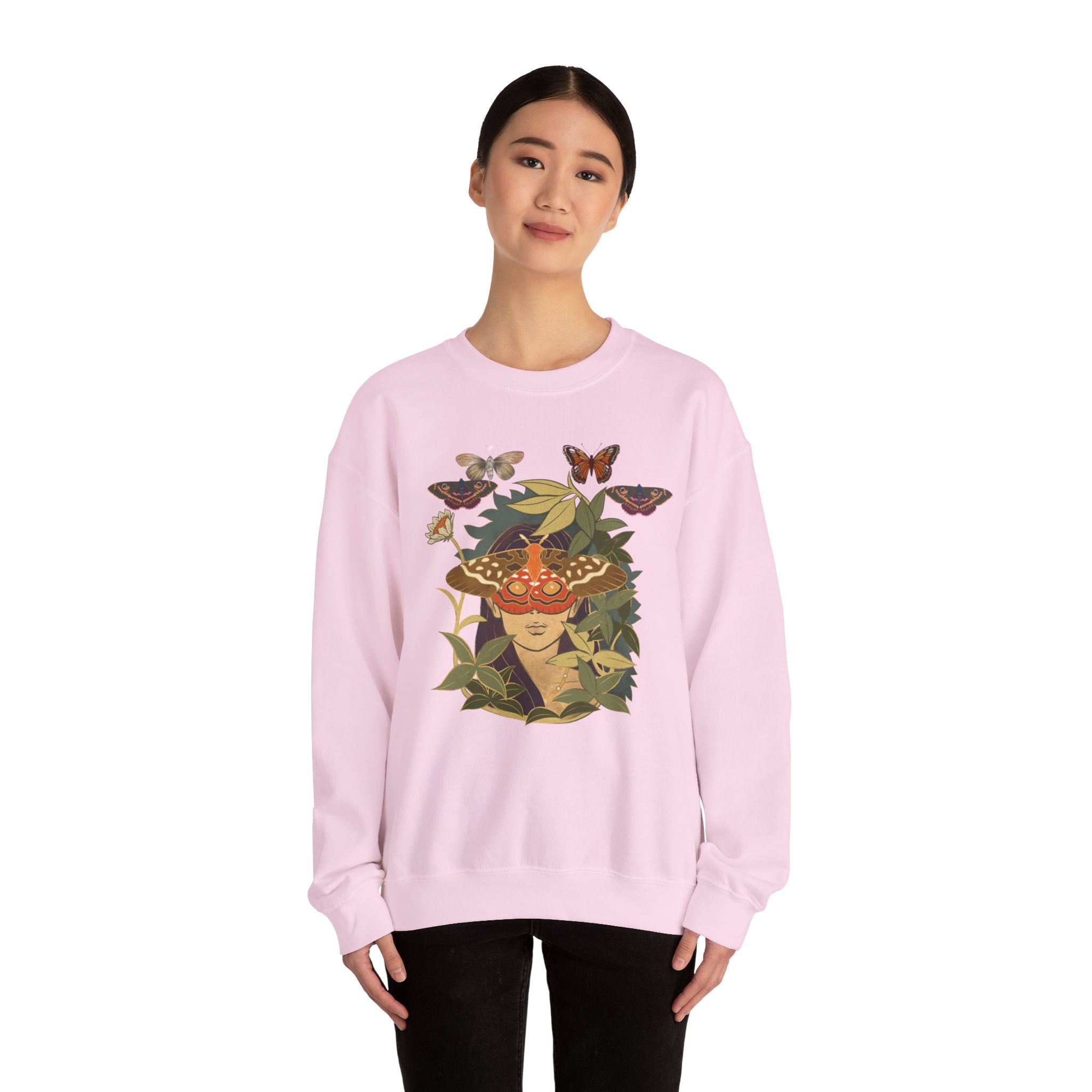 Elegant Vintage Moths Sweatshirt: Timeless Style & Comfort