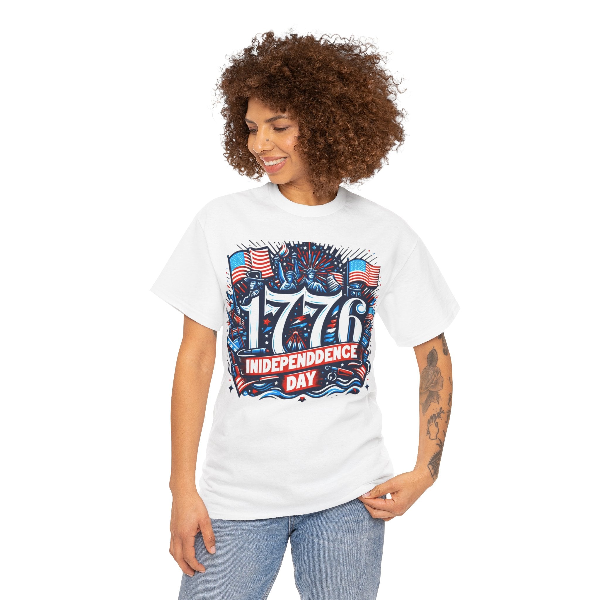 Liberty's Legacy: 1776 Independence Day T-Shirt – Patriotic American Tee