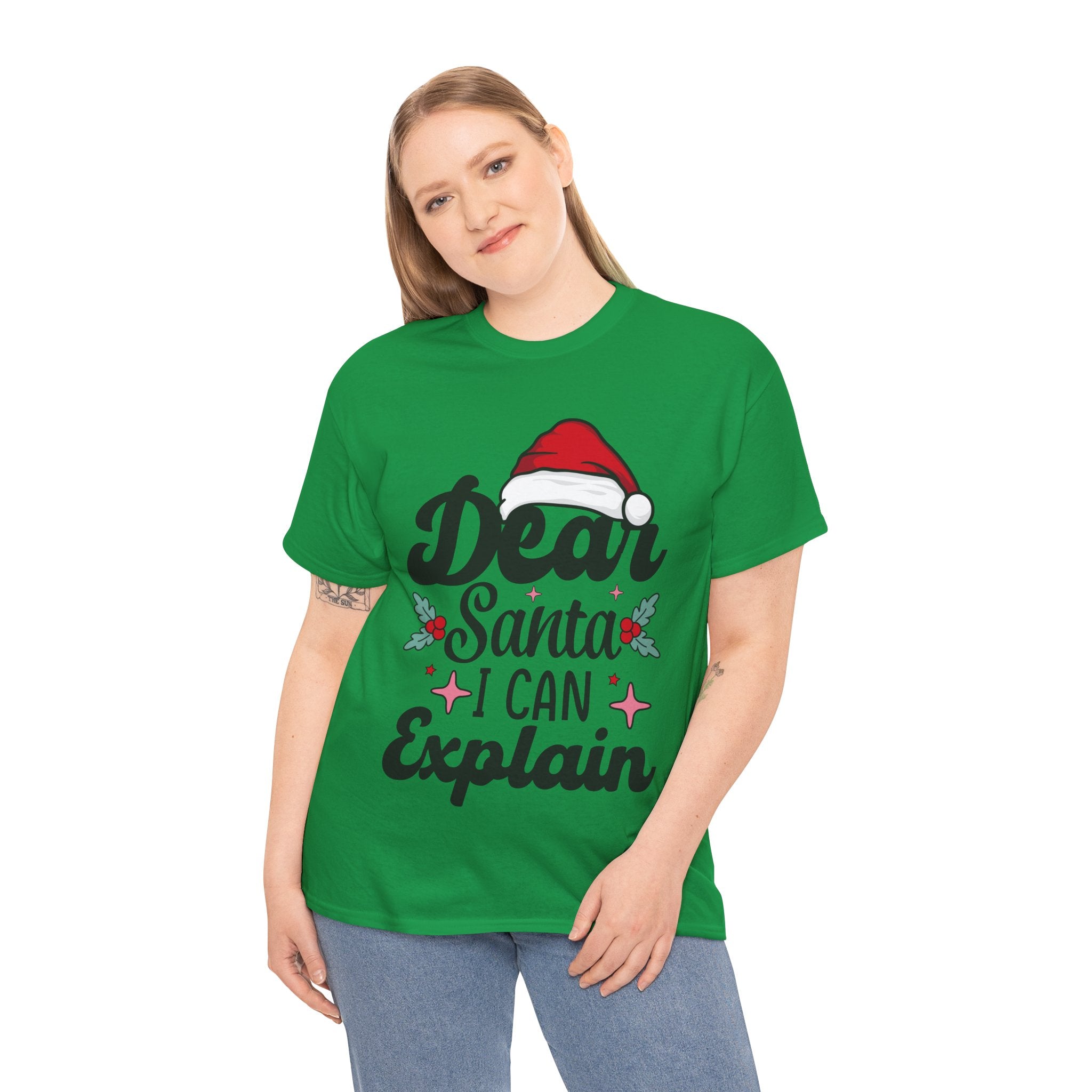 Funny 'Dear Santa, I Can Explain' Christmas T-Shirt