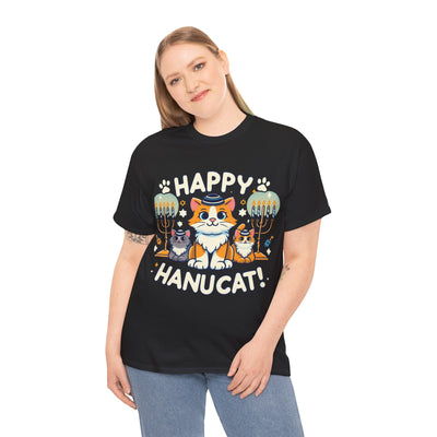 Meow-ve Over, It's Hanukkah! Funny Cat T-Shirt