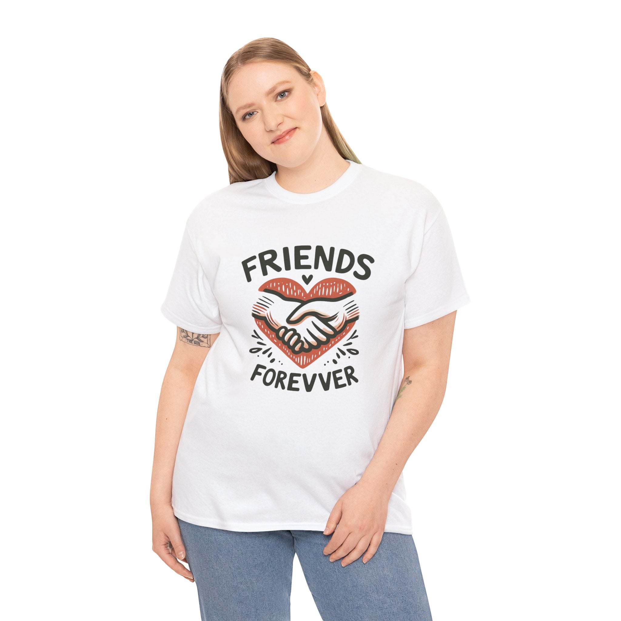 Friends Forever Graphic T-shirt: Celebrate Unbreakable Bonds in Style