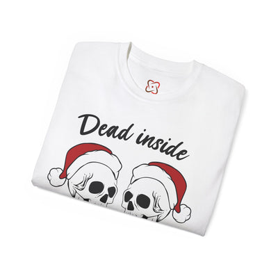 Dead Inside But It's Christmas Tee: Dark Humor Holiday Shirt